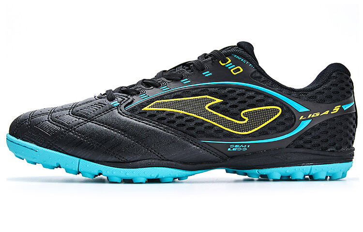 

Футбольные бутсы мужские низкие черные/синие Joma