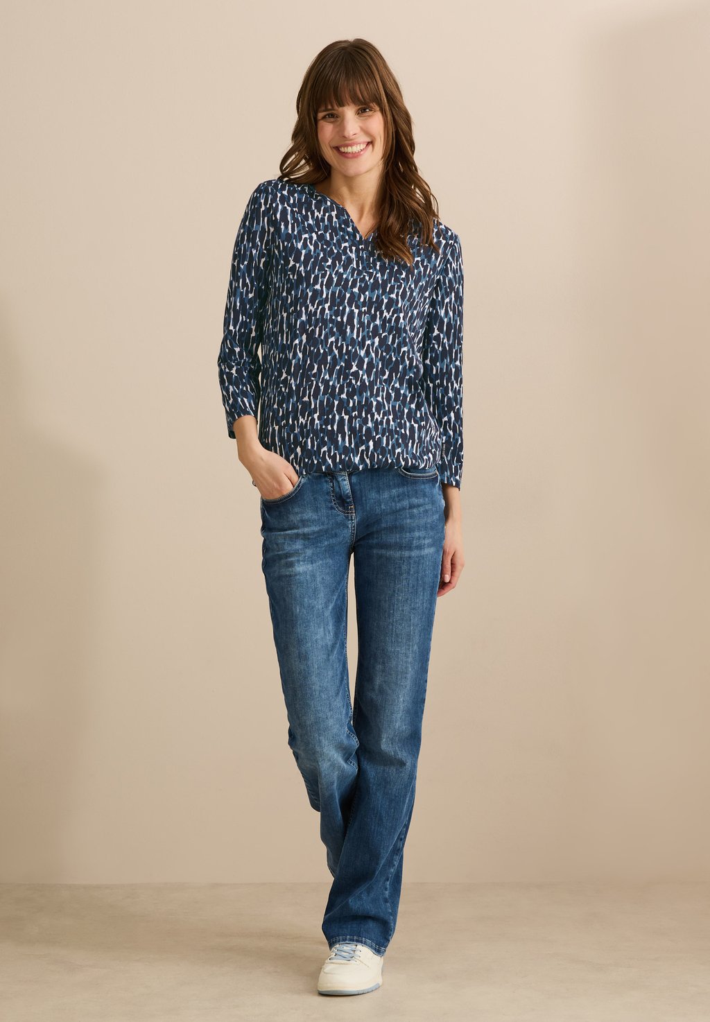 

Рубашка с длинными рукавами Cecil, цвет Blau