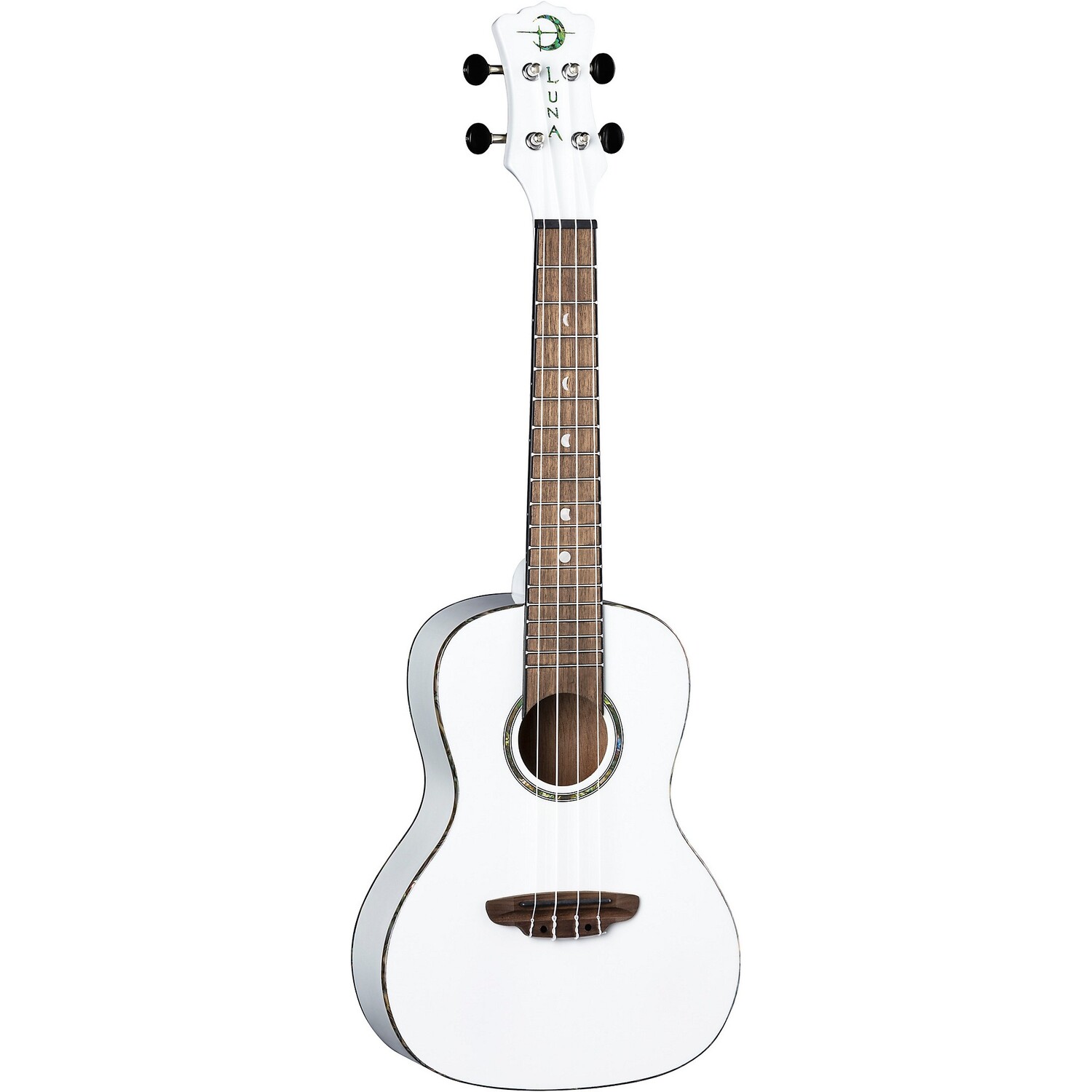 

Luna Guitars Hau Snow Concert Гавайская гитара Белый