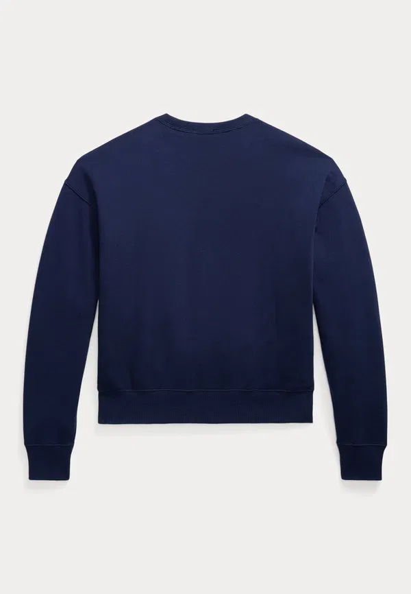 Флисовая кофта с круглым вырезом Polo Ralph Lauren, темно-синий — фото 2