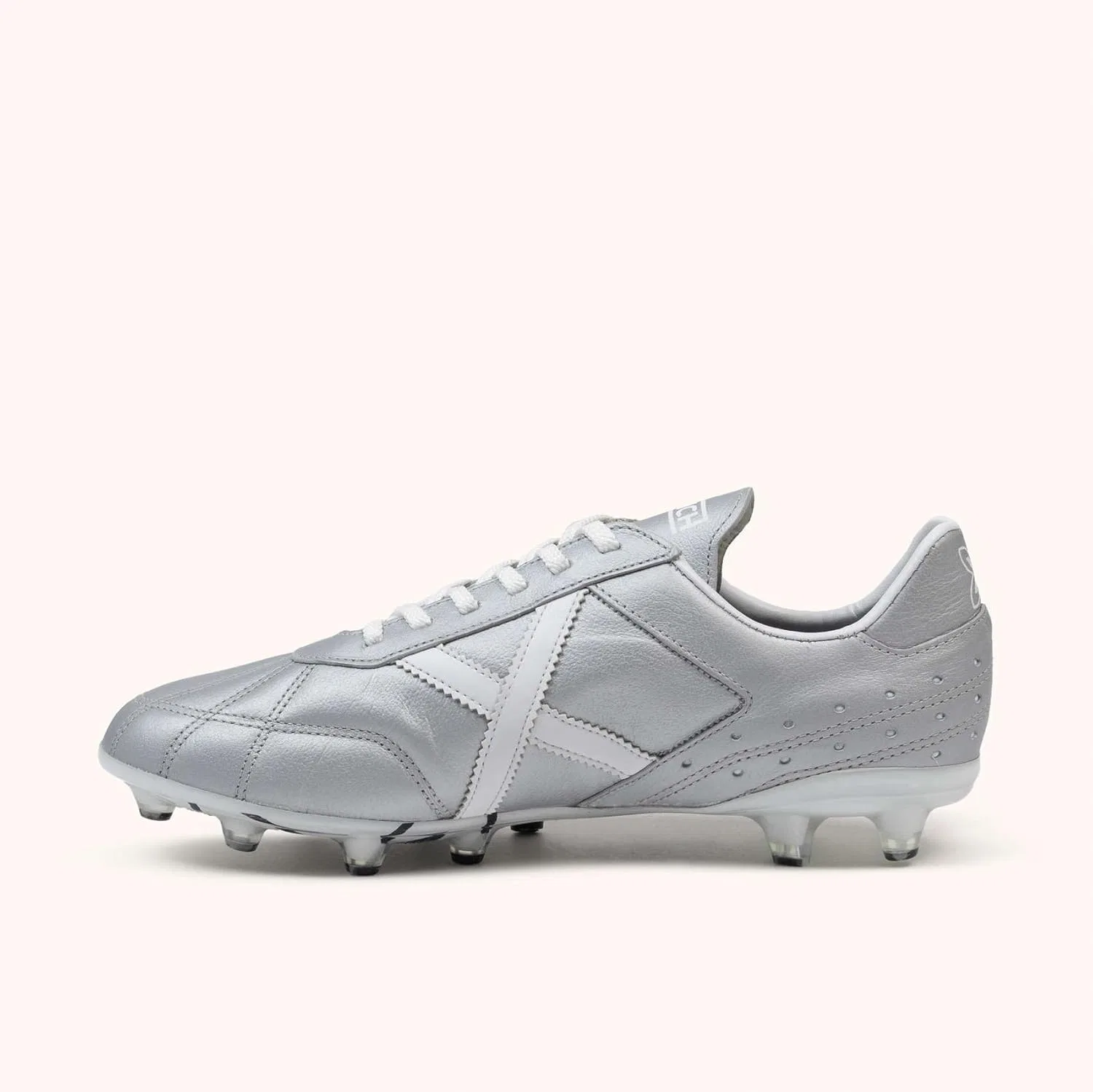 Кроссовки Munich Unisex Estadio Fg13 03, Silver — фото 2