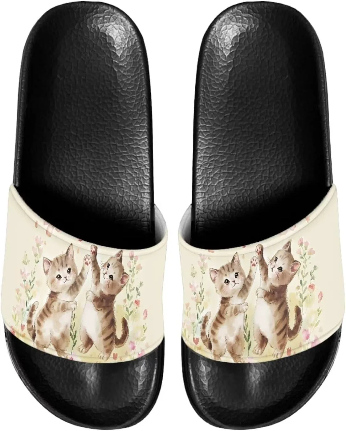 

Мужские шлепанцы для душа, нескользящие, с открытым носком, удобные, плоские, домашние тапочки Kathyboom