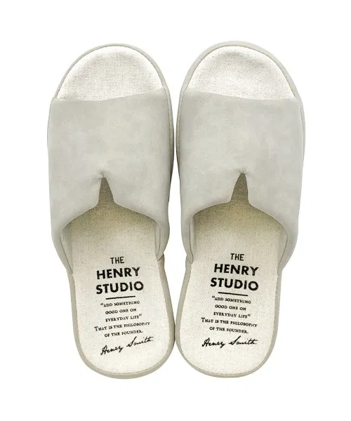 Тапочки Henry Studio открытые серые