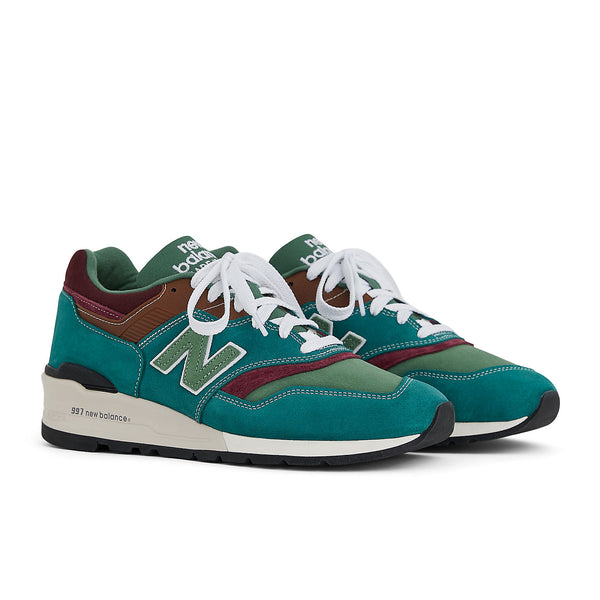 Кроссовки 997 made in usa 'vintage teal jade' New Balance, бирюзовый — фото 3