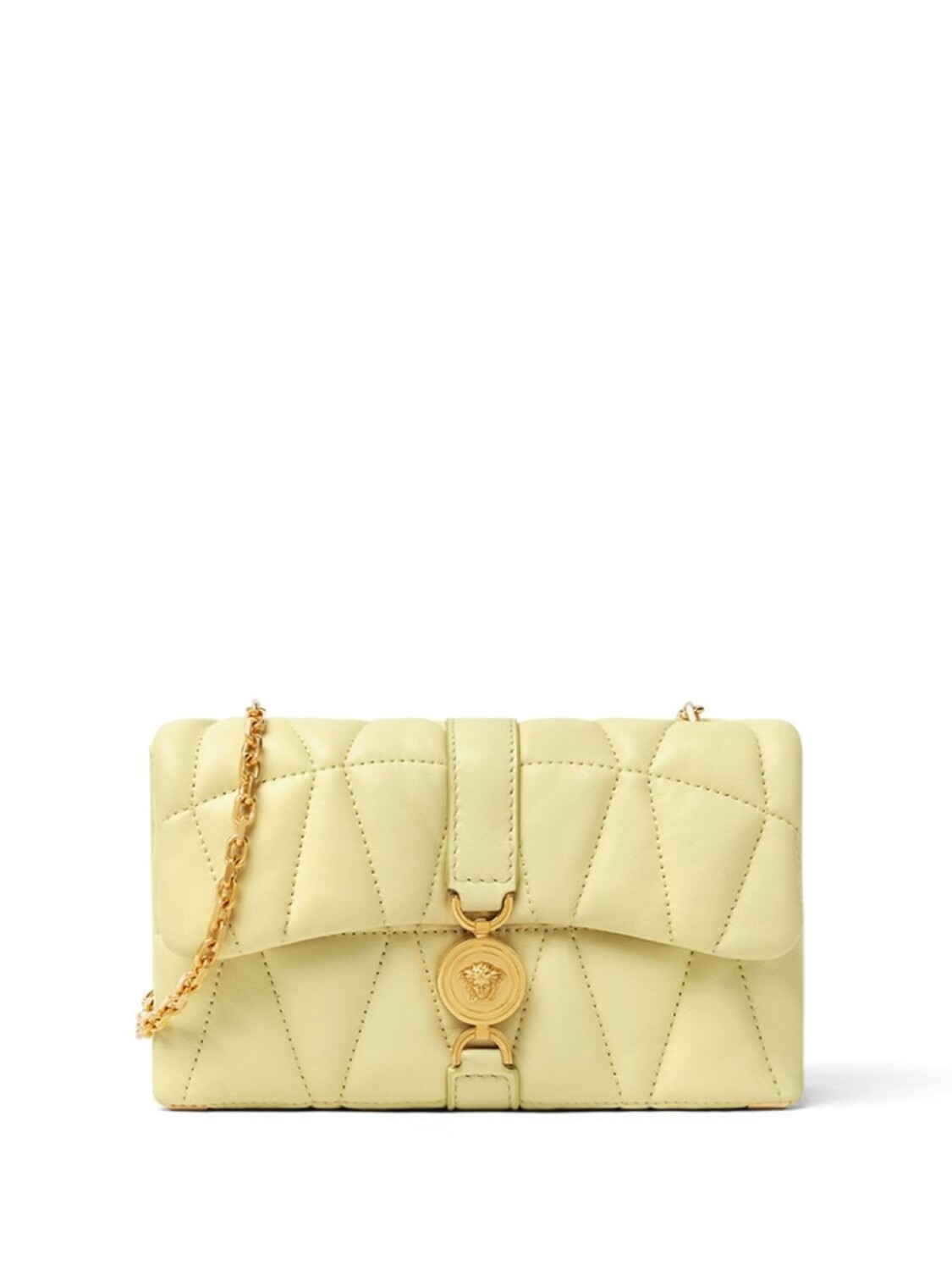 

Стеганая мини-сумка Kleio Versace, желтый