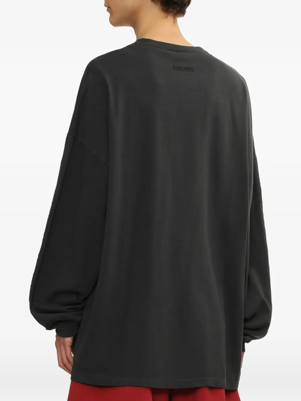 Свитшот с длинными рукавами FEAR OF GOD ESSENTIALS, черный — фото 4