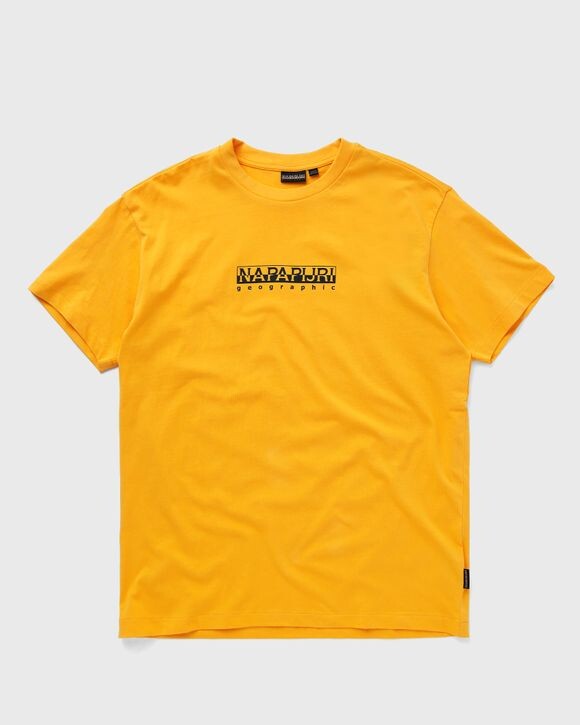 

Футболка Napapijri S-Box S/S 4 Tee, цвет yellow kumquat