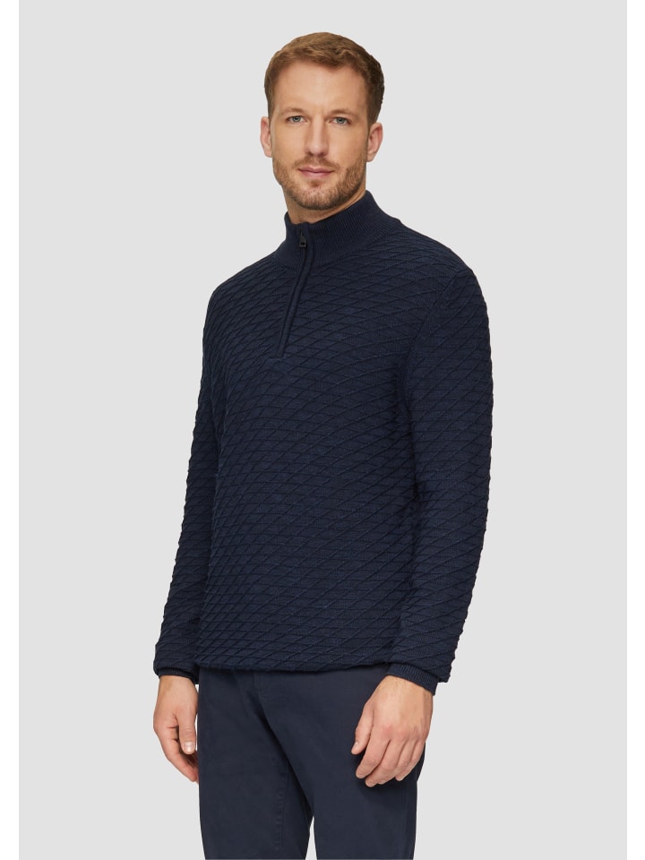 

Пуловер s.Oliver Strickpullover langarm, синий