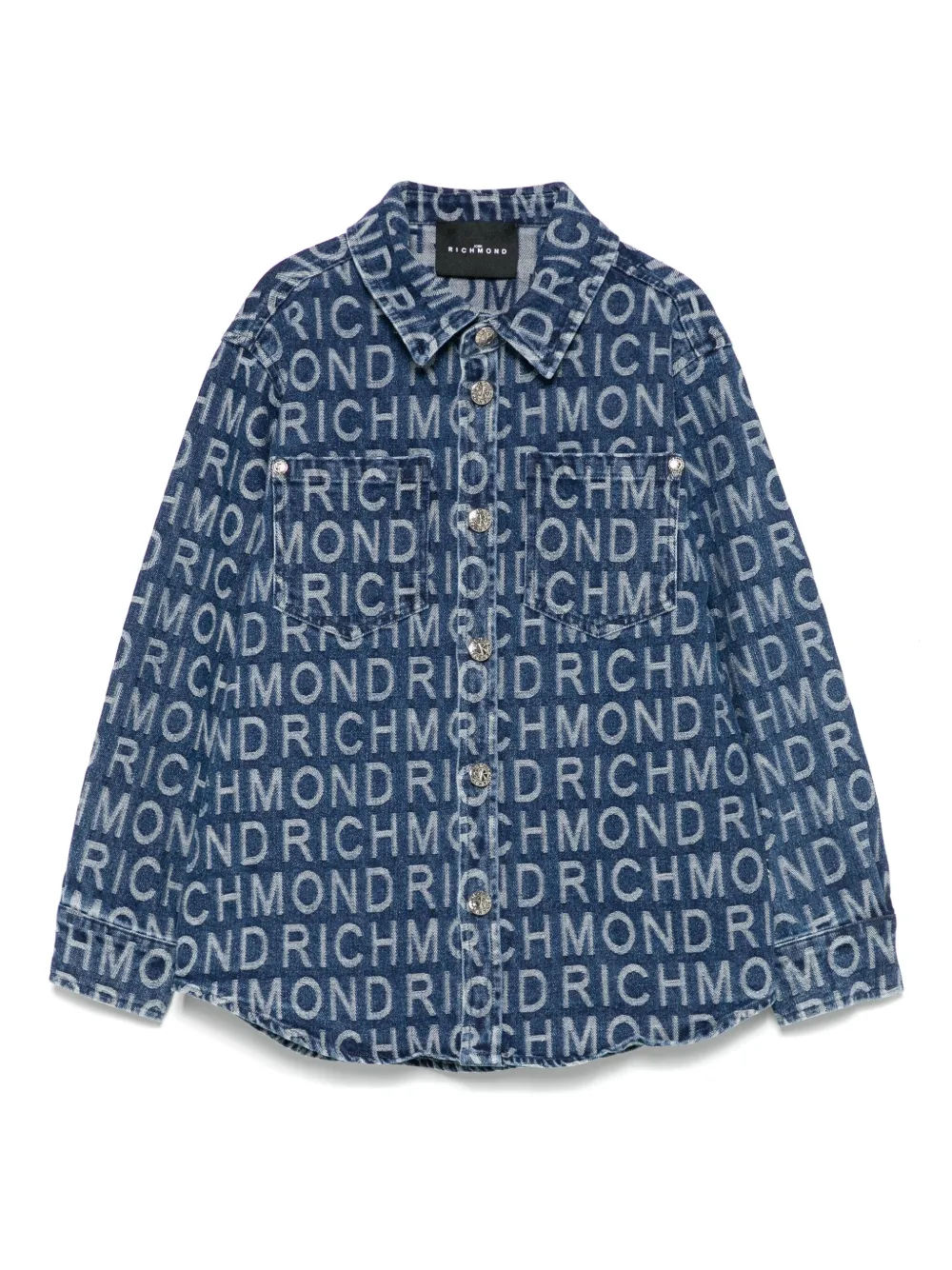 

Джинсовая рубашка John Richmond Junior, синий