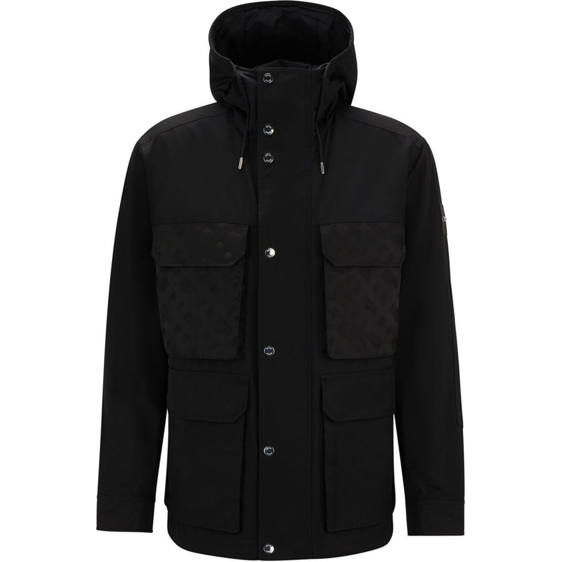 

HUGO BOSS Куртка с капюшоном и длинными рукавами, Black