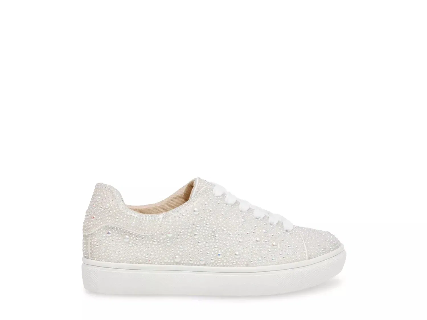 Кроссовки на платформе с кристаллами Sidny, Betsey Johnson, Off White — фото 4