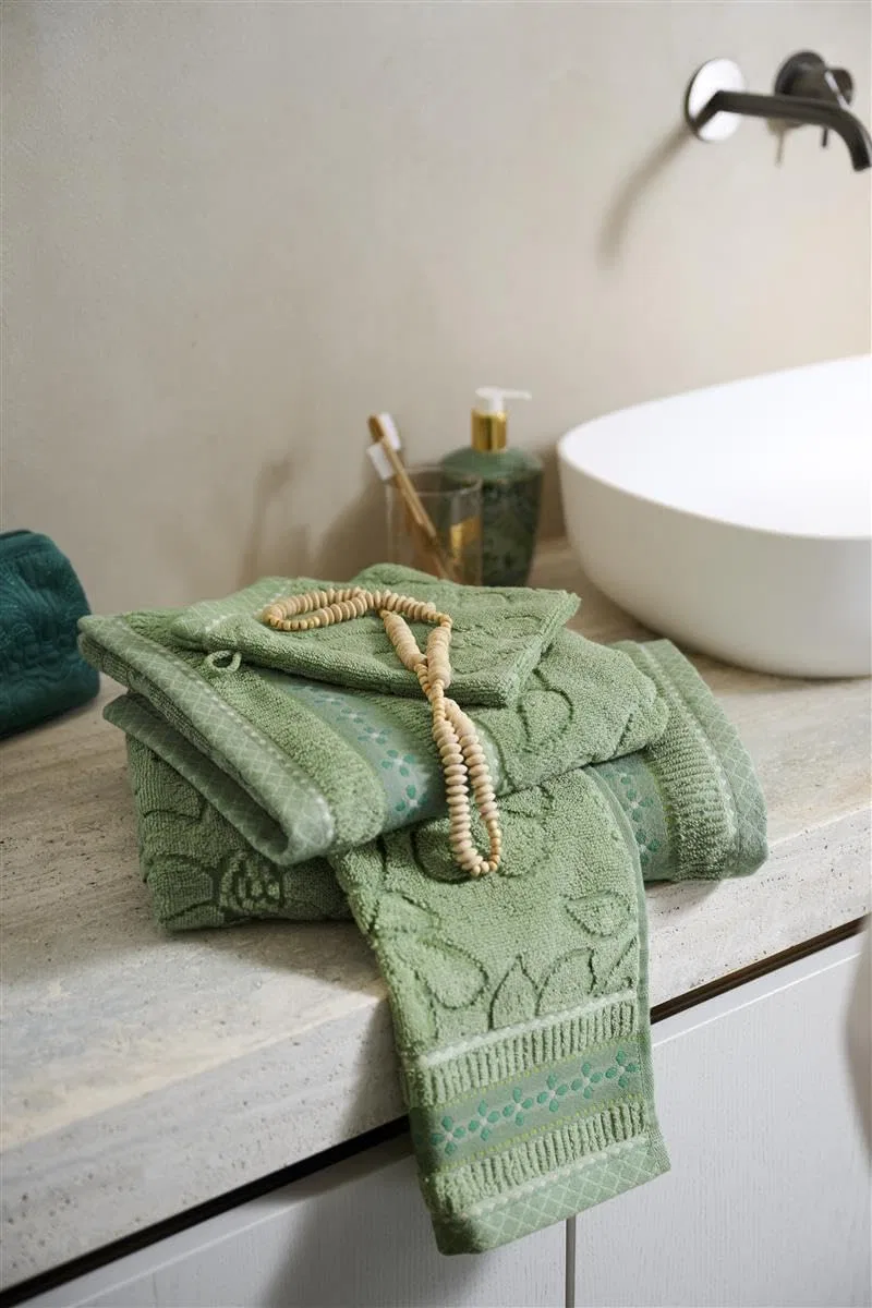 No brand Ватная перчатка для умывания Jasmine Jaquard, PIP STUDIO, 1 шт, 16 x 22 см, Green — фото 2