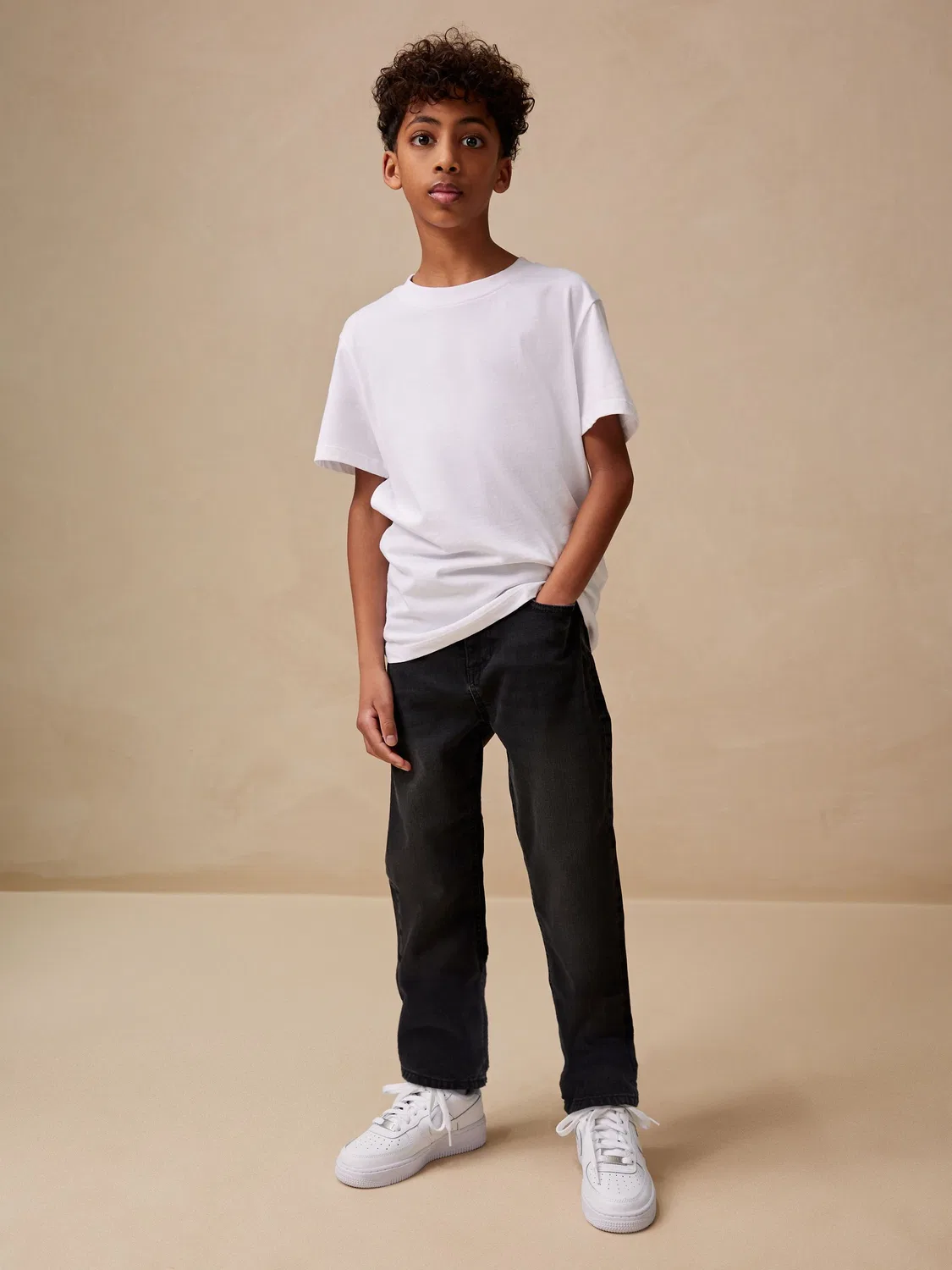 Джинсы Regular Fit Stretch Next, Washed Black — фото 2