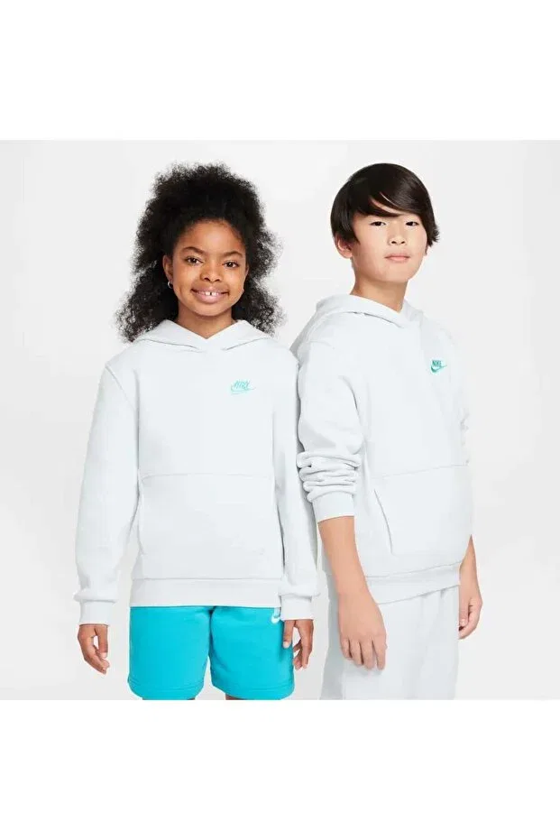 Детское худи для девочек хлопковая Nike, Sky-Blue