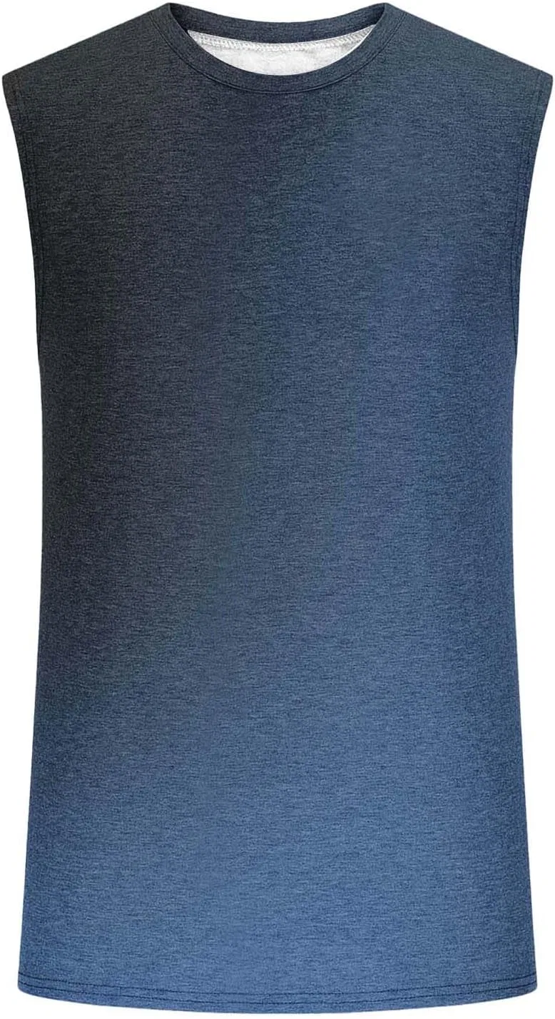 Мужская майка для тренировок Gradient, Dark Blue — фото 4