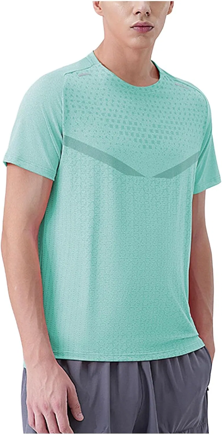 Мужская спортивная футболка с быстросохнущей технологией, Light Green