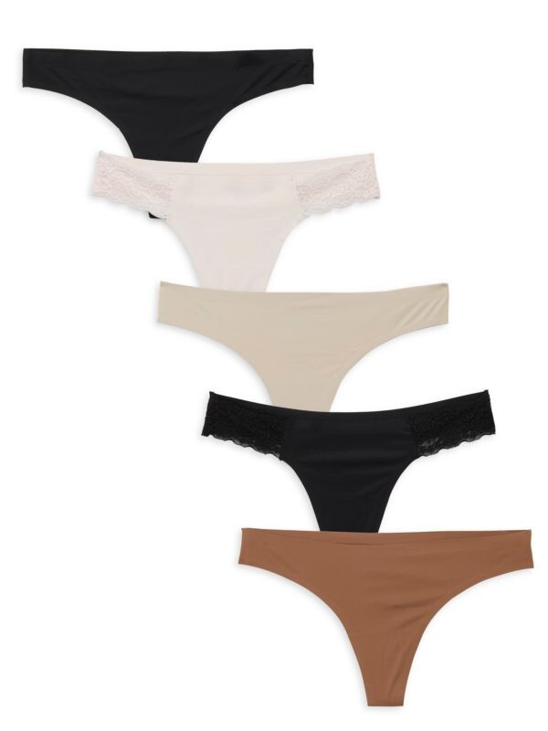 

Комплект AVA & AIDEN из 5 стрингов, neutral
