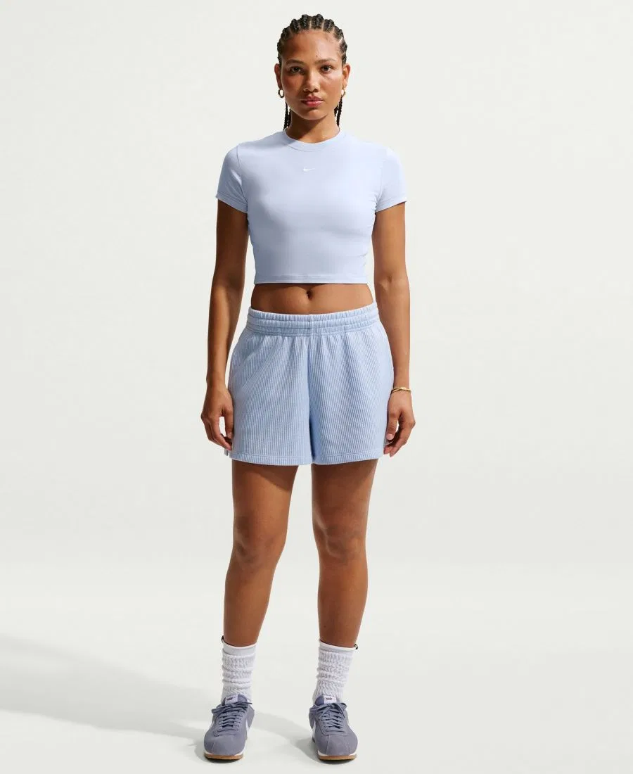 Женские шорты свободного кроя с завязкой Nike, Hydrogen Blue/Sail