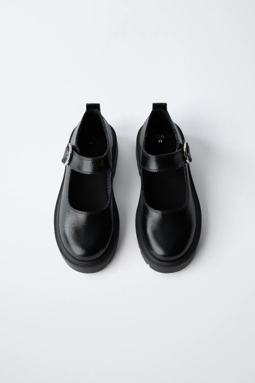 Легкие балетки ZARA, Black — фото 4