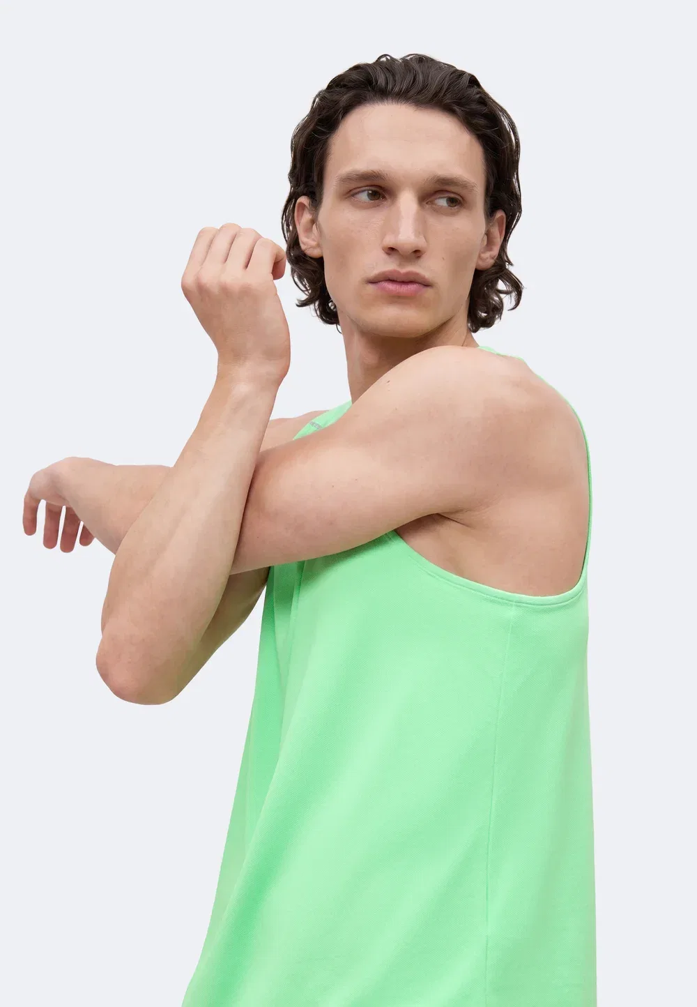 Топ-Майка Miler Nike Performance, Illusion Green — фото 4