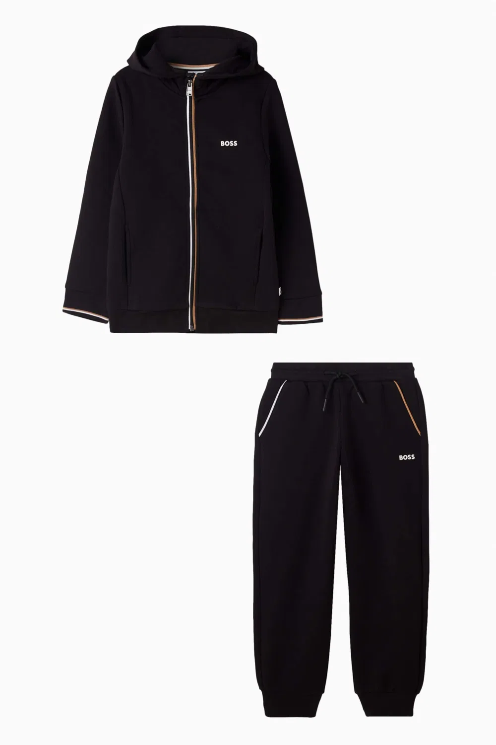 Комплект из футера с логотипом худи и штаны BOSS Kidswear — фото 2