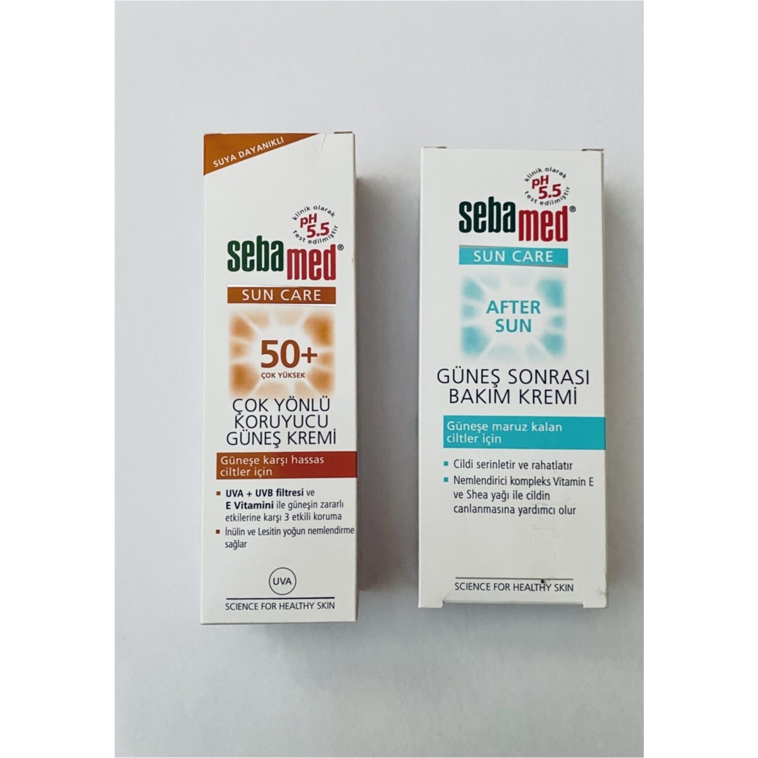 

Солнцезащитный крем Sebamed 50+, 75 мл + Крем после загара, 100 мл