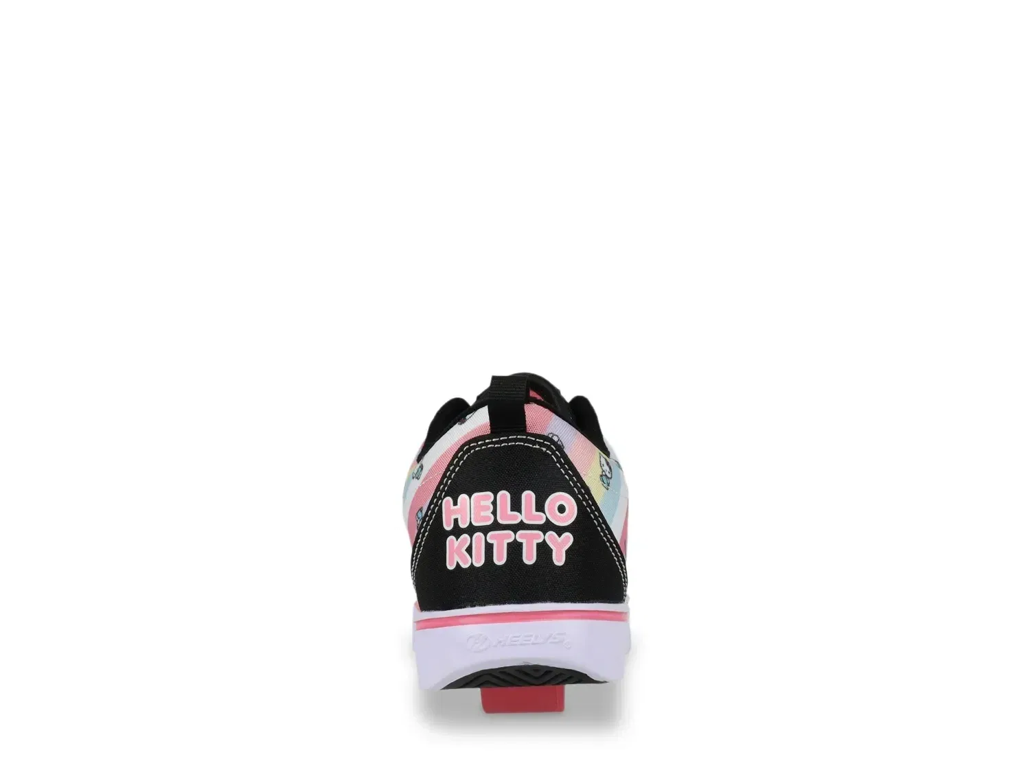 Кеды-ролики Heelys Hello Kitty Pro 20 для девочек, черный/розовый/белый — фото 3