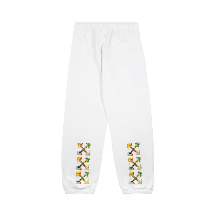 Худи Off-White Hand Arrow Boxy Hoodie 'White/Multicolor', белый — фото 3