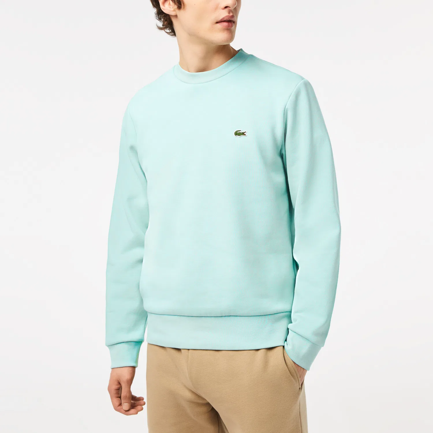 Свитшот мужской Mint Green Tablet, LACOSTE — фото 4