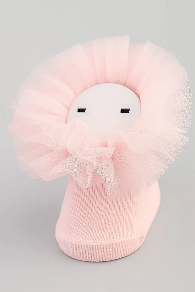 Детские носки для девочек хлопковые Basics Beyaz Bebe, Powder