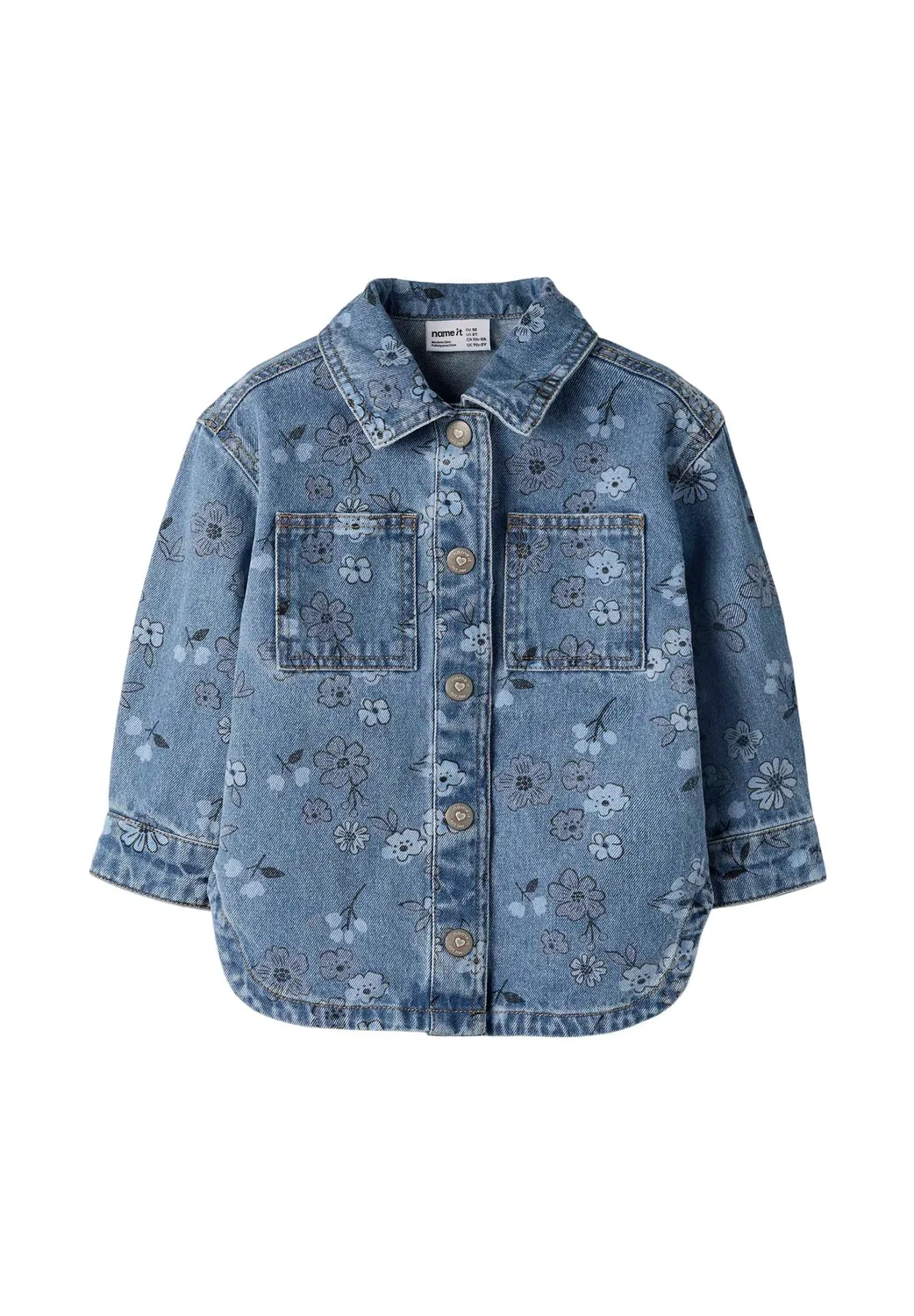 Джинсовая куртка - джинсовая куртка Name It, Medium Blue Denim — фото 2