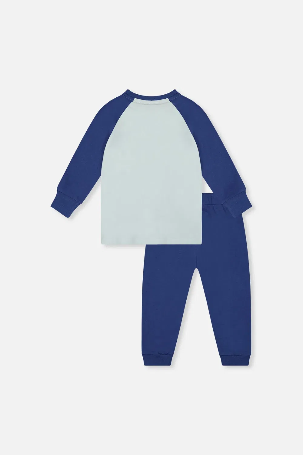 Детский комплект футболка и штаны с длинным рукавом Nordic Buddies Deux par Deux, Very Pale Turquoise — фото 4