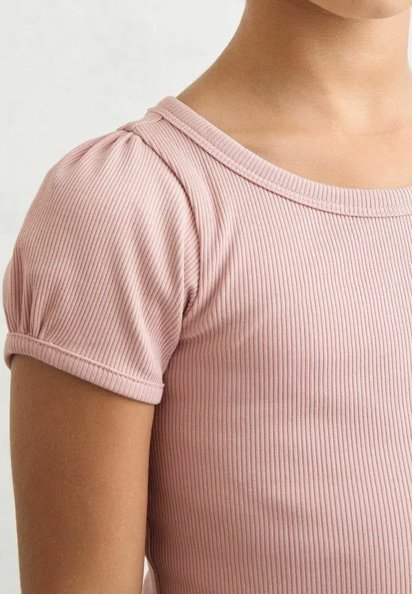 Футболка хлопковая Gracie puff sleeve Reiss, Pink, розовый — фото 2