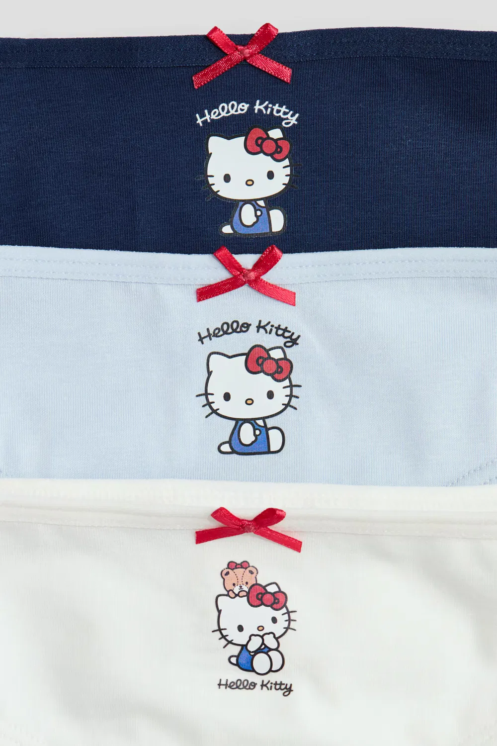 Набор из 5 трусов из хлопка с принтом H&M, Hellblau/Hello Kitty — фото 3