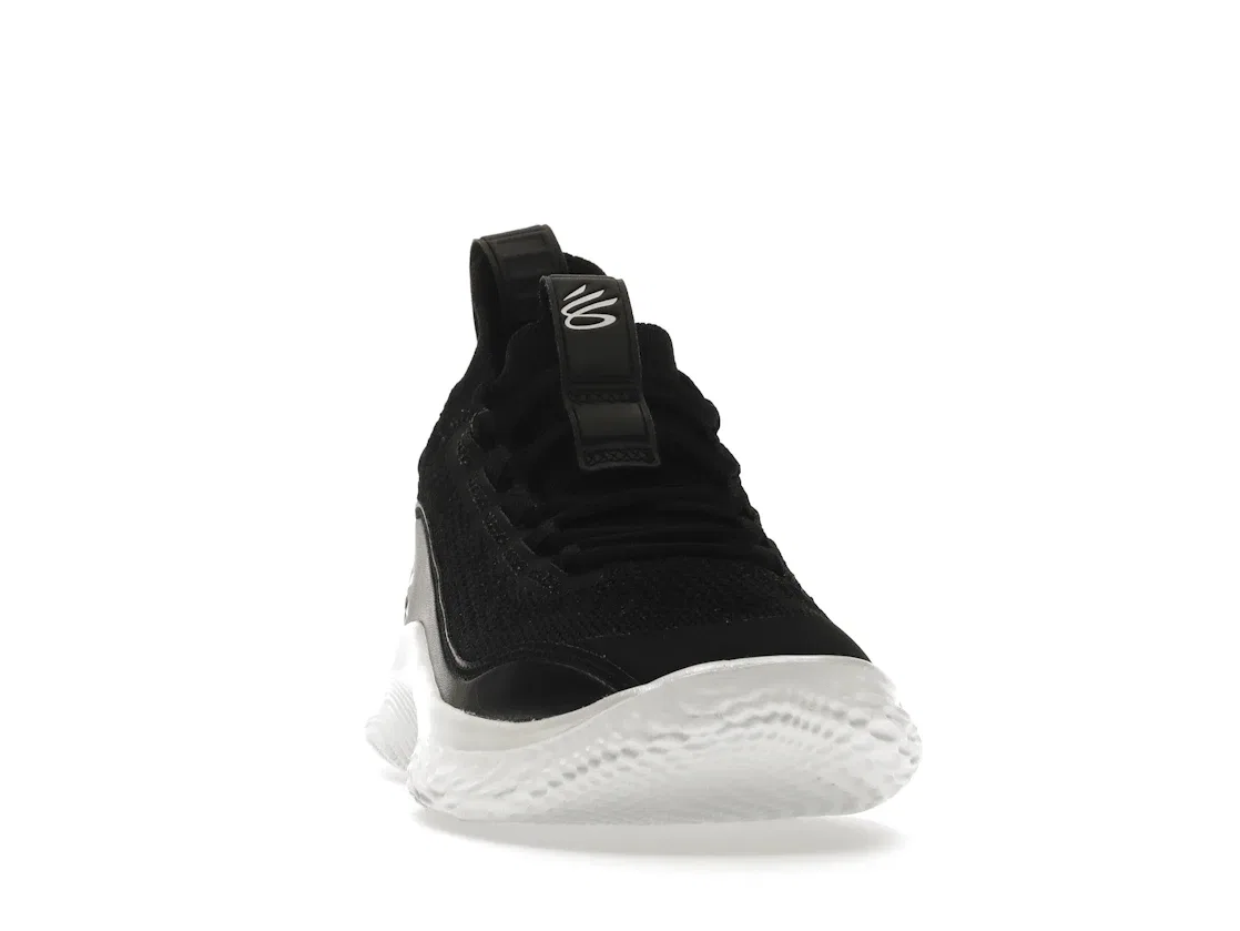 Детские кроссовки для баскетбола Under Armour Curry Flow 8, Black/White/Black — фото 2