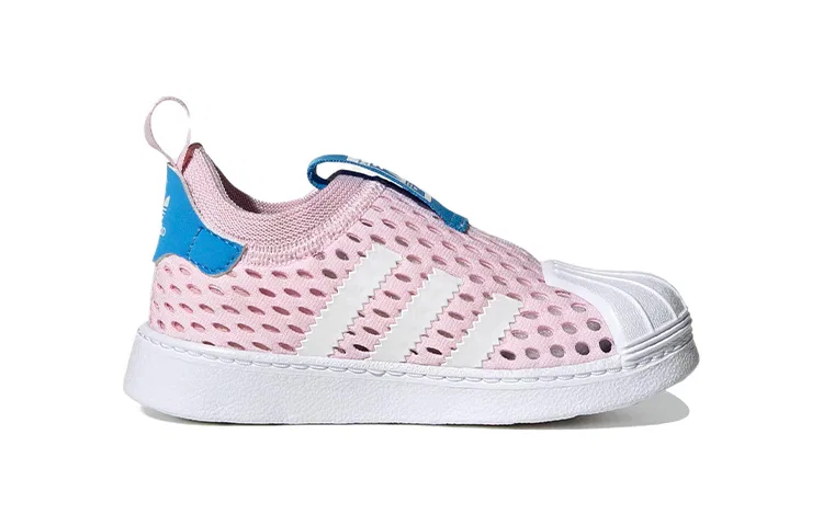 Детские кроссовки для малышей с низким верхом SUPERSTAR 360 2.0 Adidas Originals, Pink — фото 3