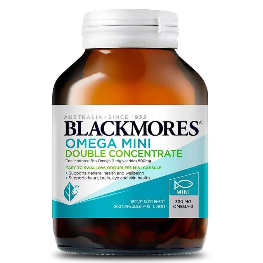 

Добавка Blackmores Omega Mini Double Concentrate, 200 капсул