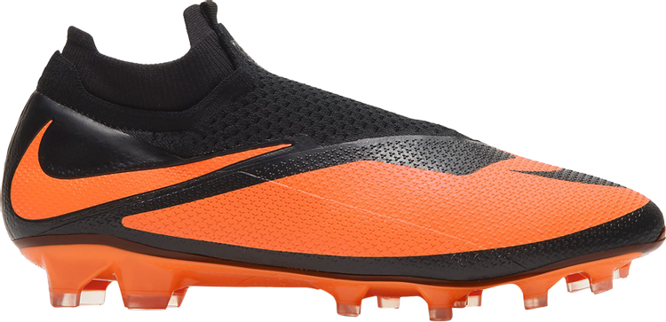 Бутсы Nike Phantom Vision 2 Elite DF FG 'Black Bright Citrus', оранжевый - фото