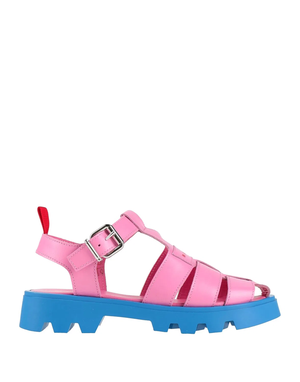 Детские сандалии кожаные Fisherman Sandals Marni, розовый