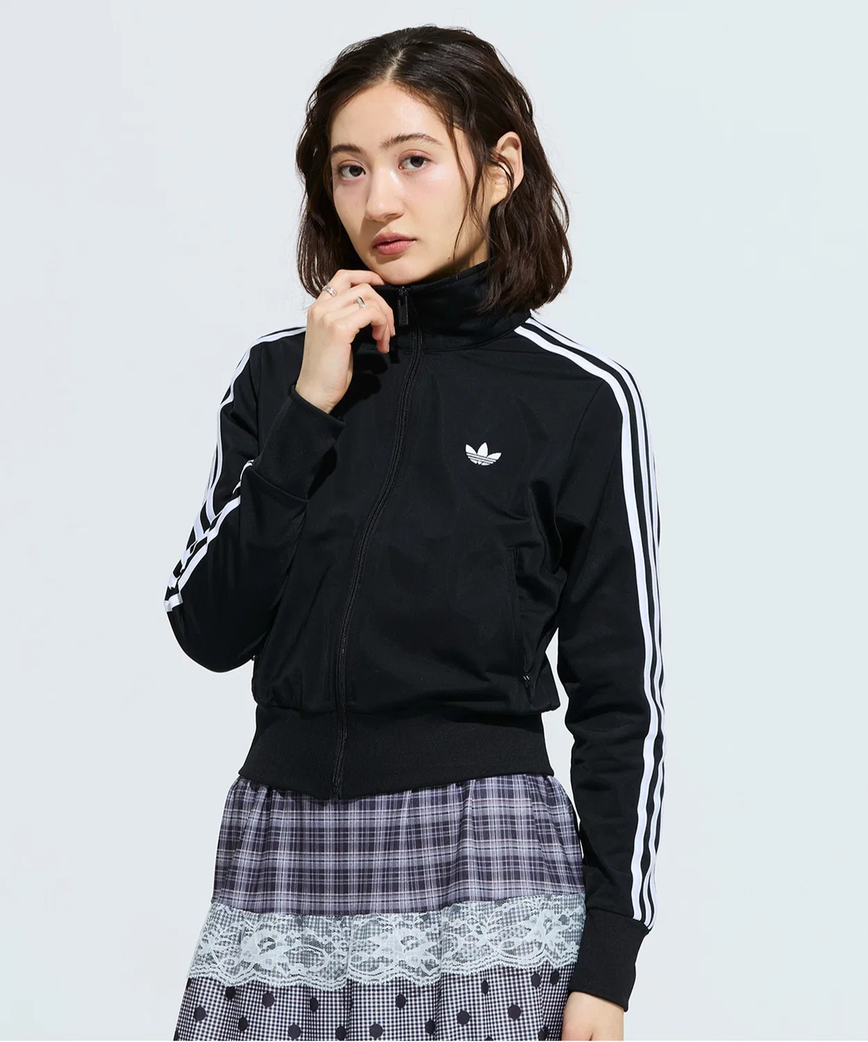 Женская куртка-олимпийка с молнией Firebird Classic Track Top Adidas, Black