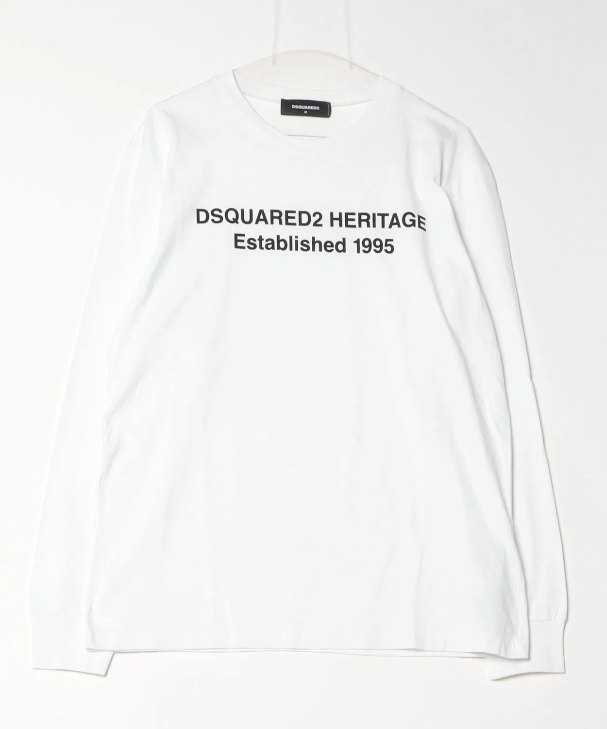 Мужская футболка с длинным рукавомRegular Fit DSQUARED2, White