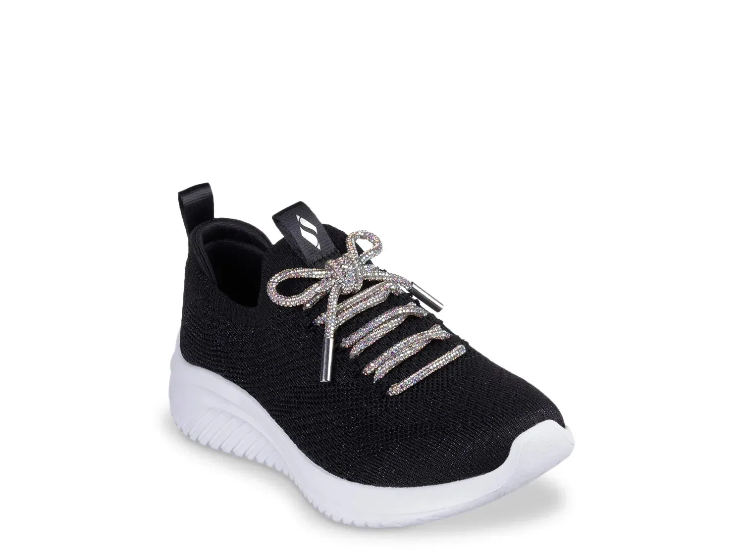 Кроссовки Ultra Flex 3.0 Blinged Out Skechers, черный/серебристый