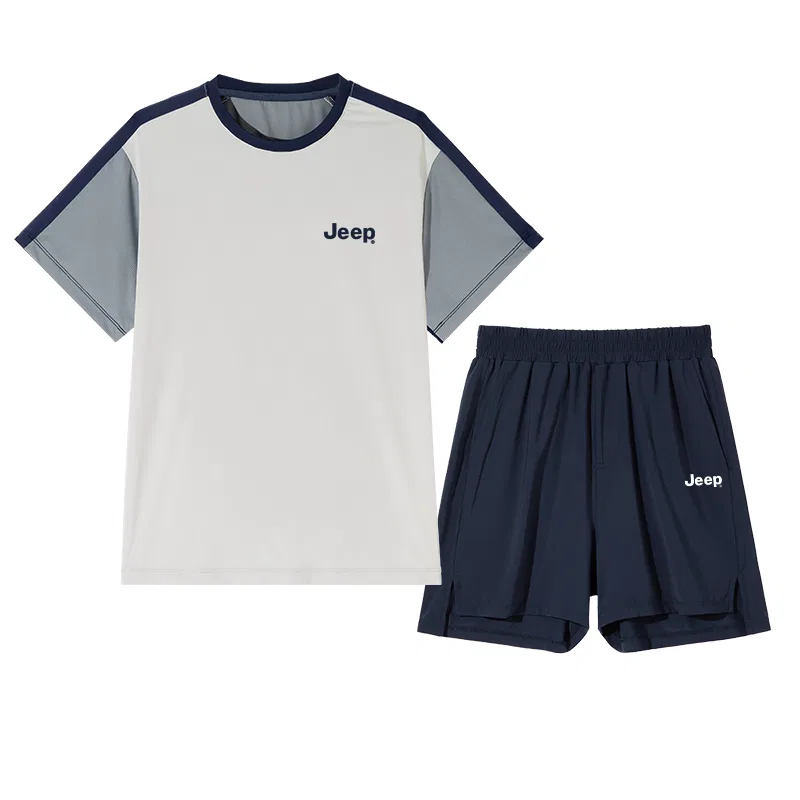 Детский спортивный комплект с круглым вырезом, Jeep, White/E Navy Label K+E White Label K — фото 3