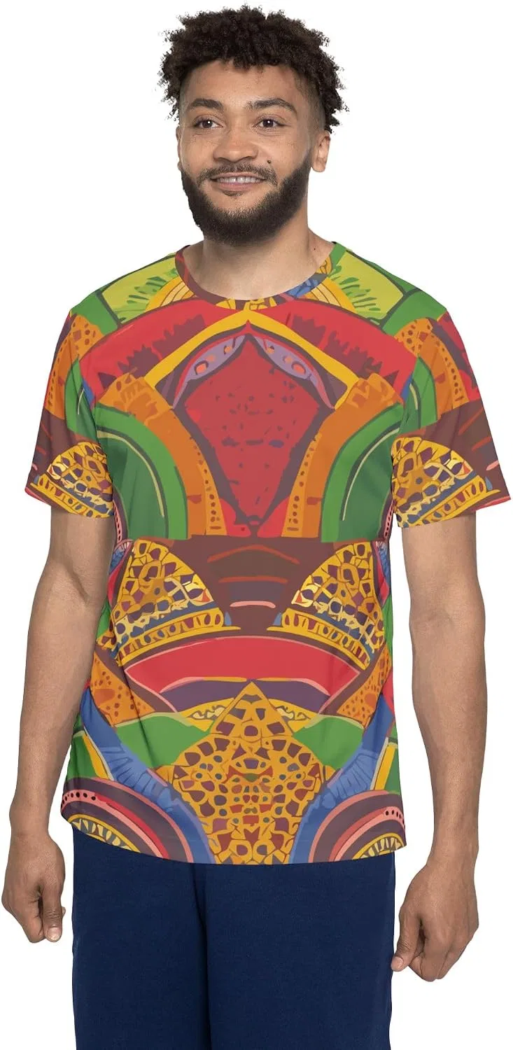 Унисекс футболка с принтом Africa Art Design, Multicolor — фото 4