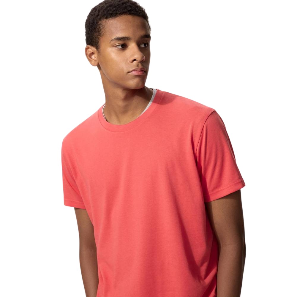 Футболка Uniqlo DRY Colour Crew Neck Unisex, 14 красный