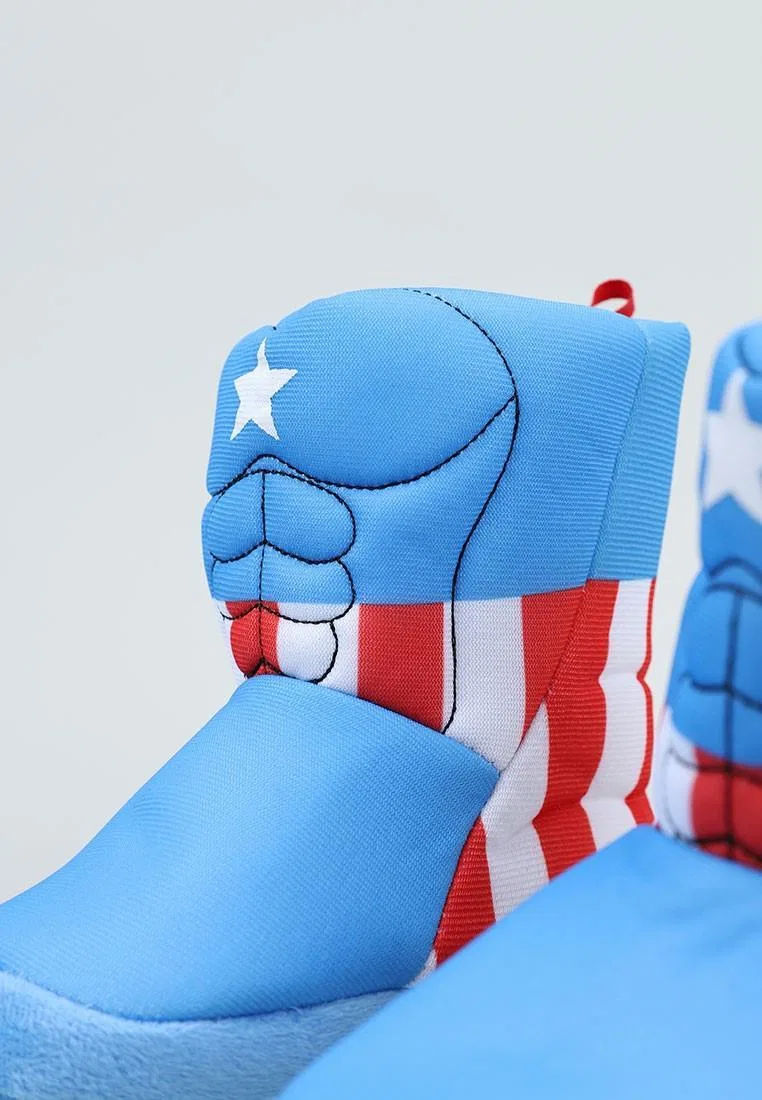 Детские тапочки-боты с принтом Avengers Cerda, Hellblau — фото 4