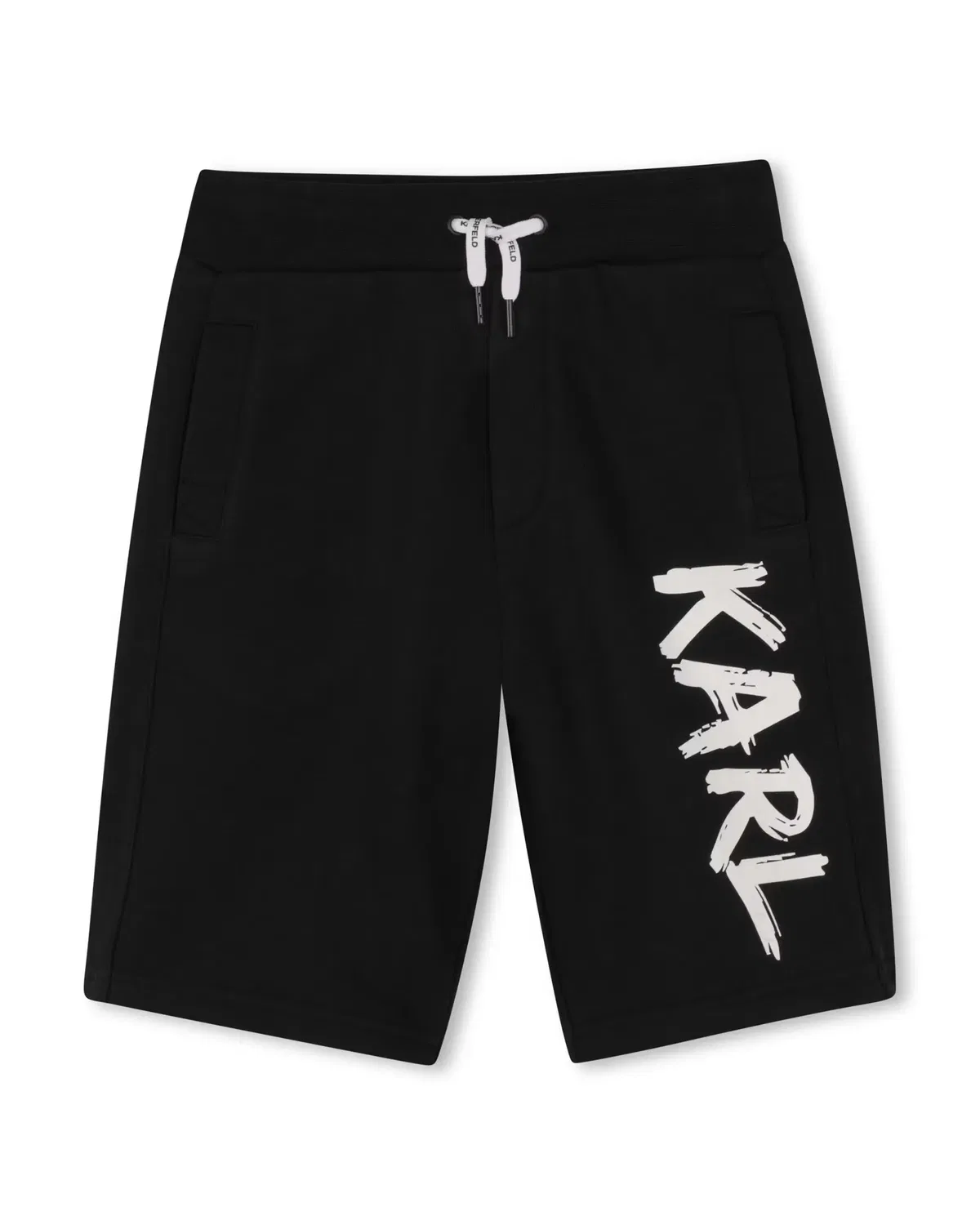 Детские шорты для мальчиков с микропринтом Karl Lagerfeld Kids, Negro