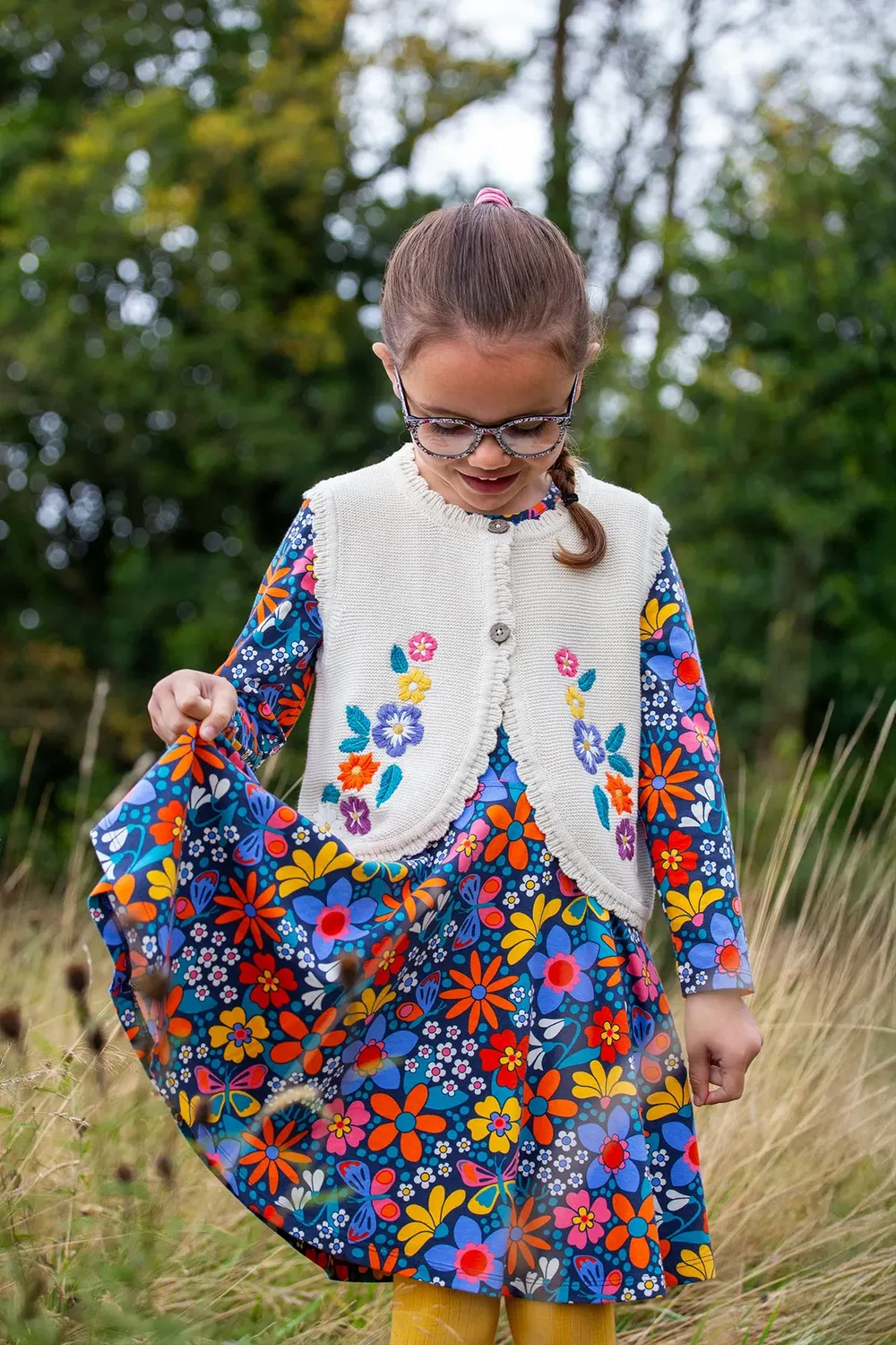 Жилет вязаный Connie Frugi, Cream — фото 2