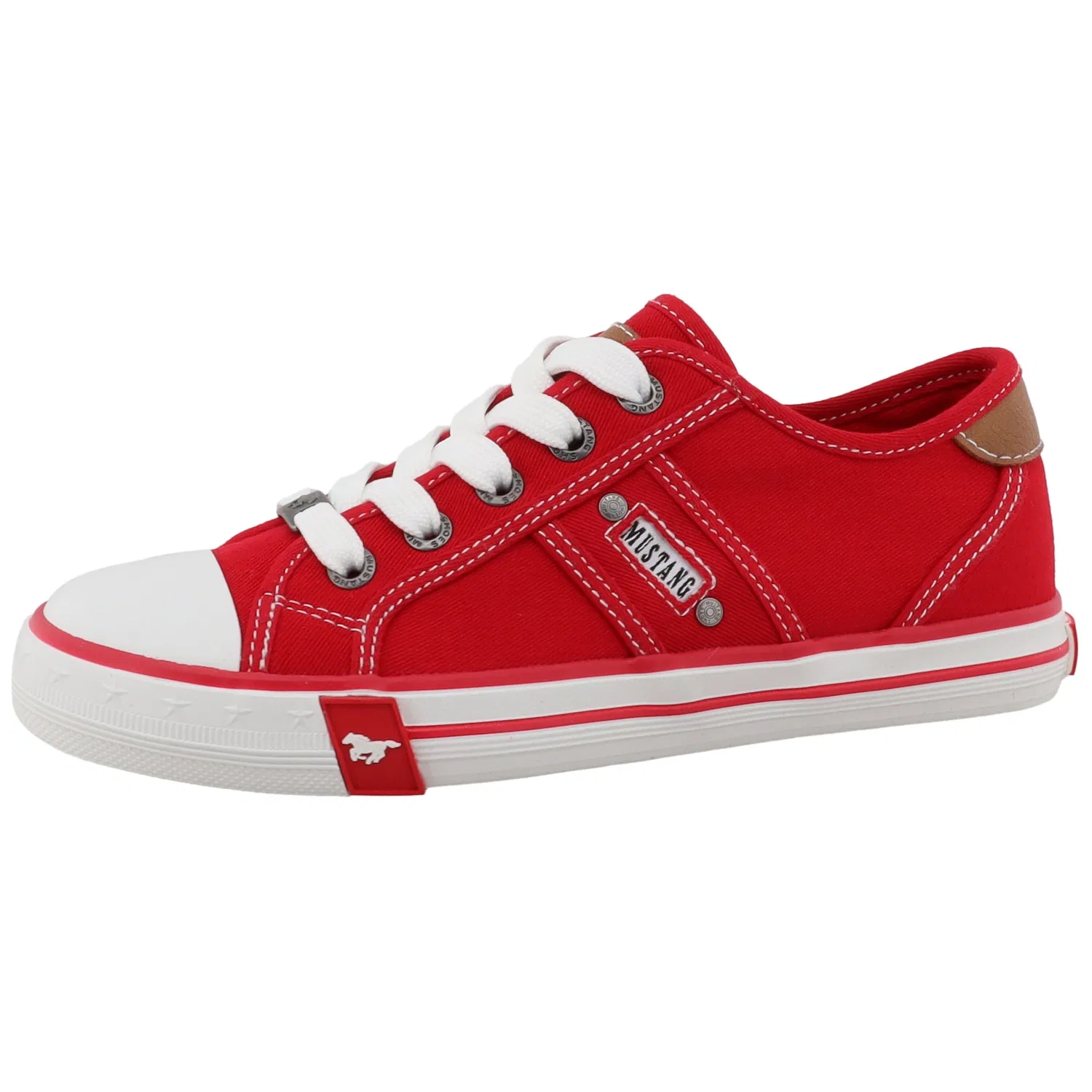 Детские кроссовки с контрастной отделкой Mustang Shoes, Red