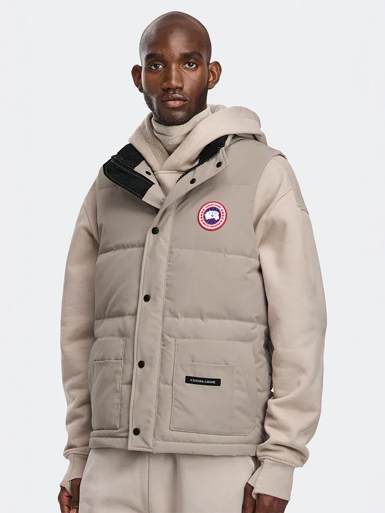 Жилет мужской утепленный Freestyle Crew Vest CANADA GOOSE, Latte — фото 2